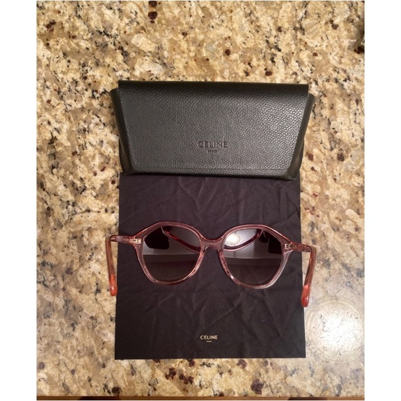 Céline oversized sunglasses - light pink - worn once - pristine - Picture 6 of 9